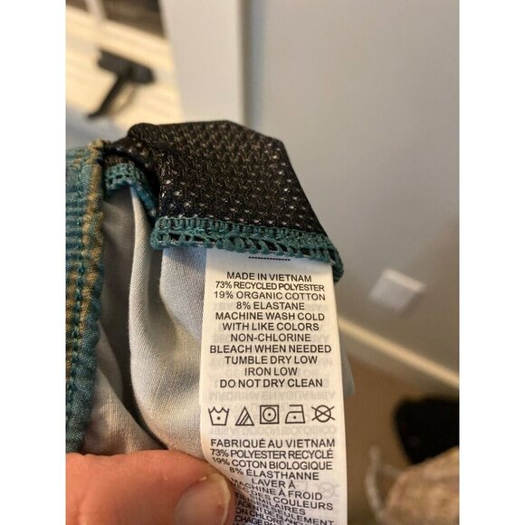 PrAna Metric E-Waist Zip Swim Trunks Large Cove Stripe 8” inseam MSRP $69 - Picture 5 of 5